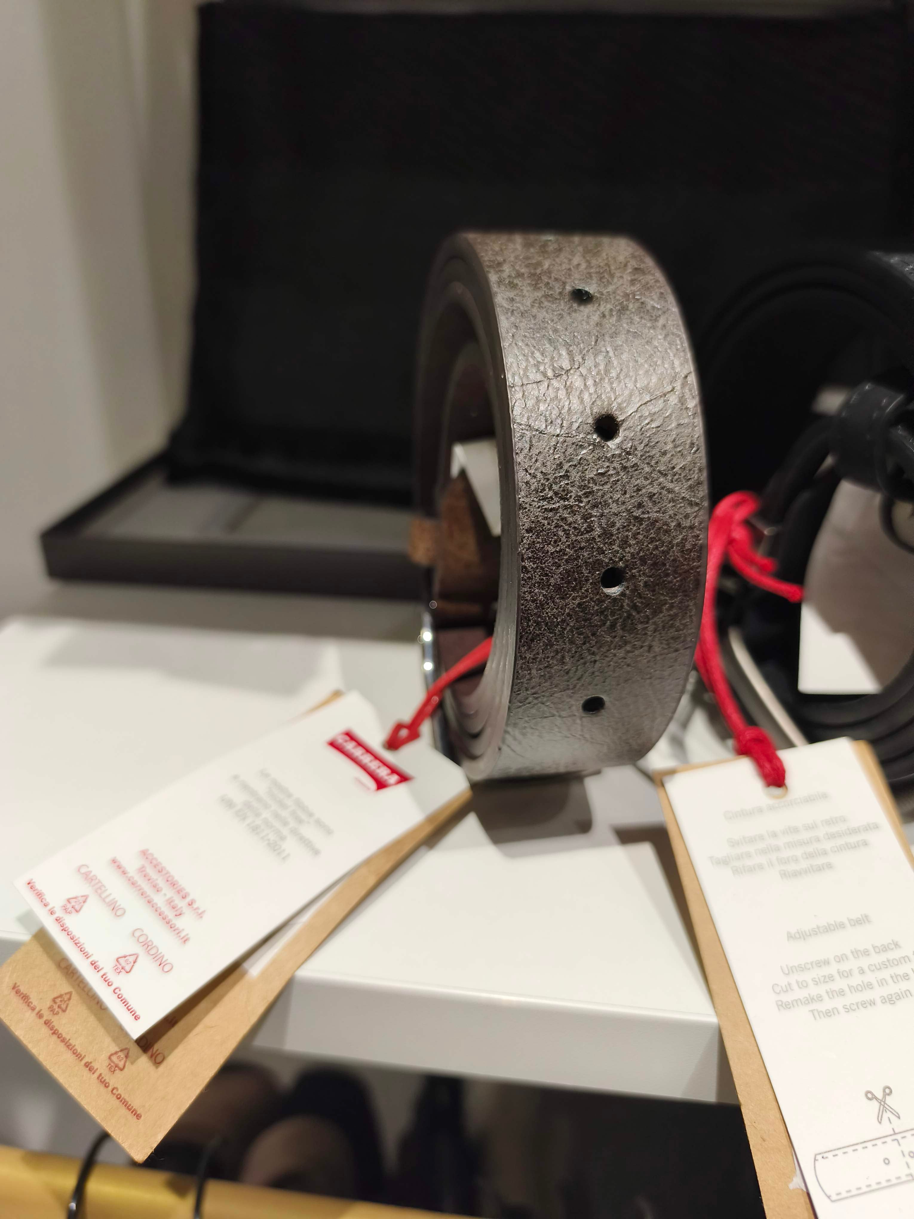 Cintura Uomo Carrera Pelle Sintetica