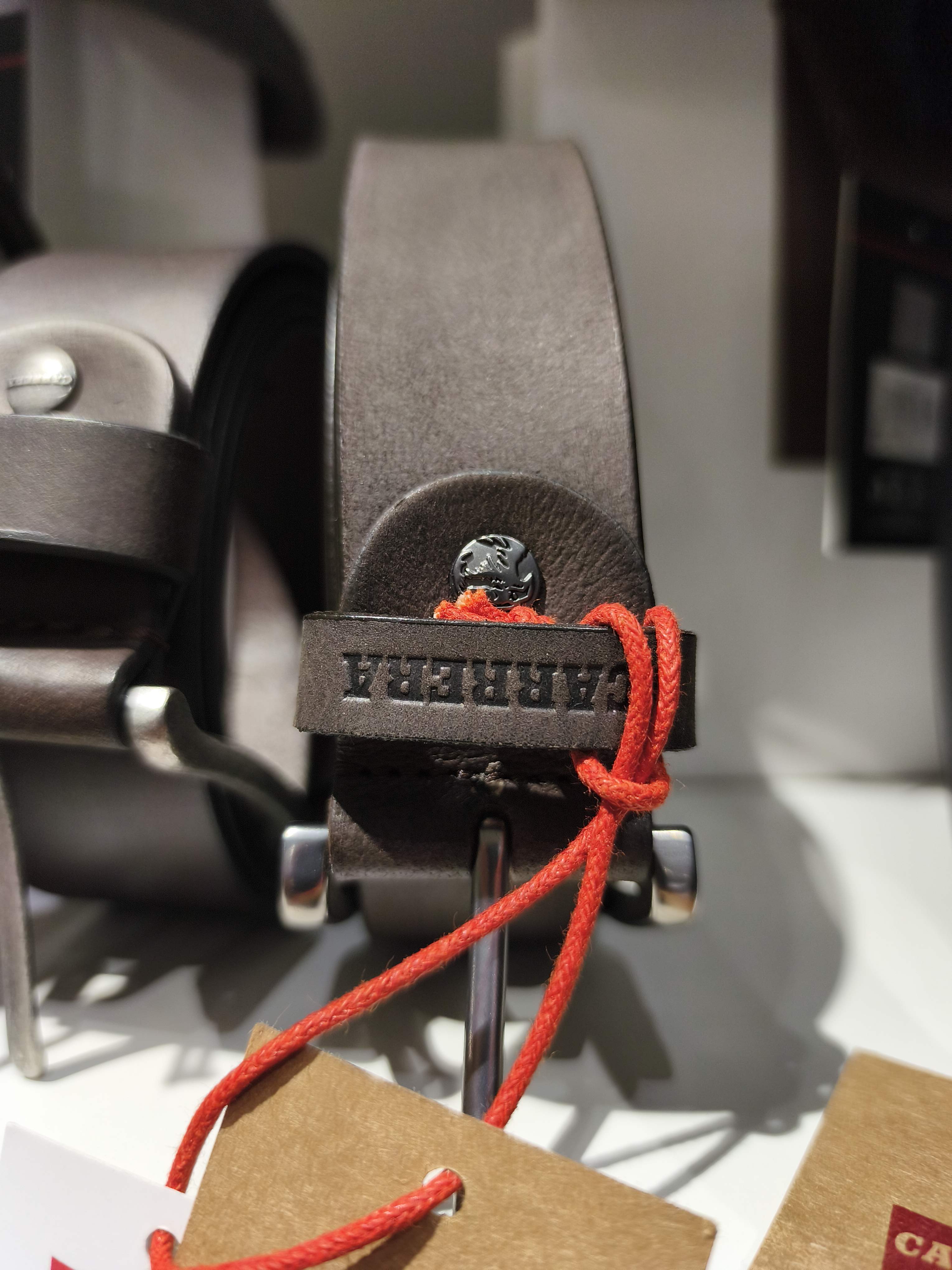 Cintura uomo Carrera in Pelle Vera