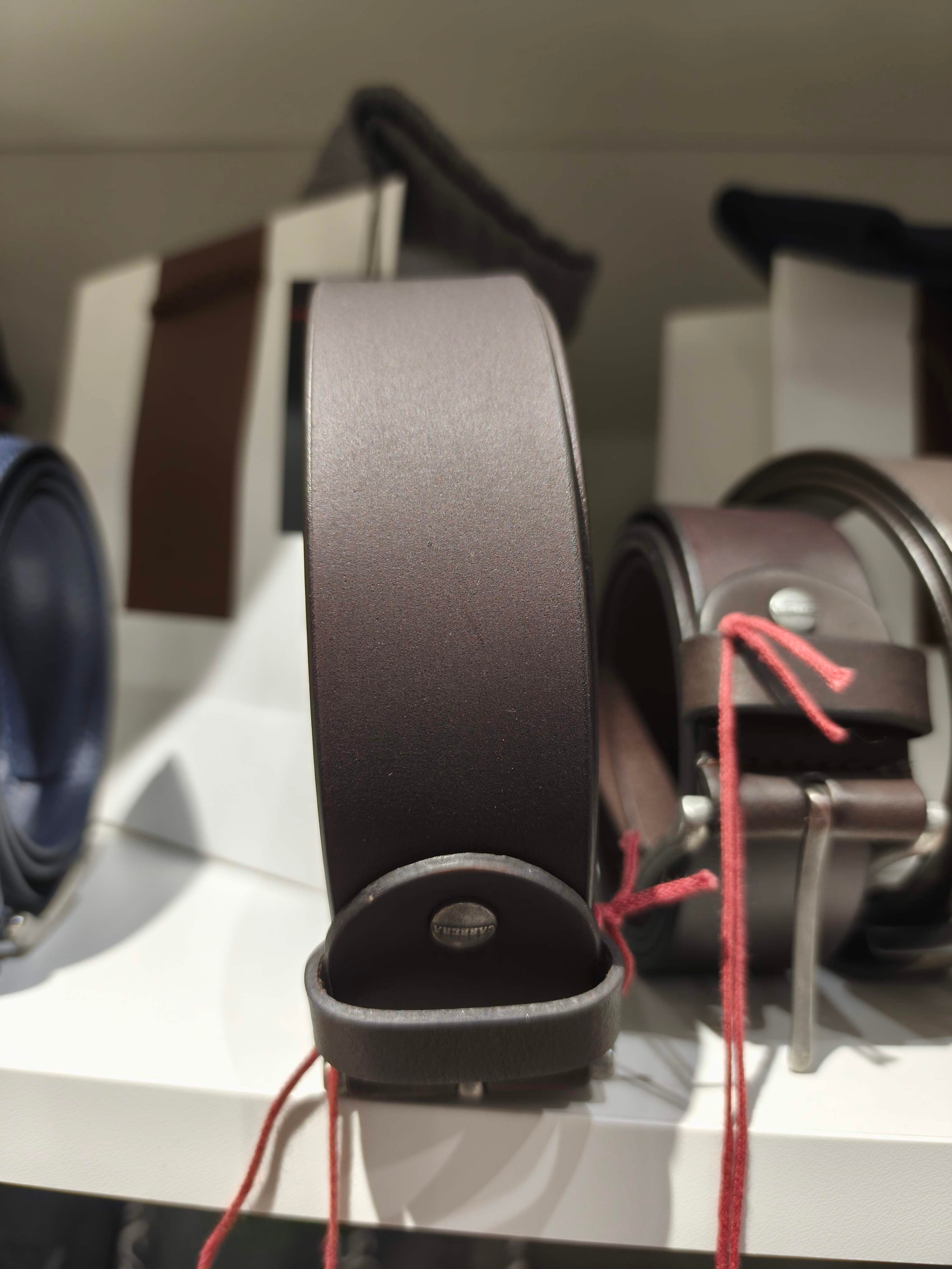 Cintura uomo Carrera in Pelle Vera