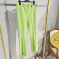 Pantalone in Scuba Crepe Modello Zampa – Made in Italy