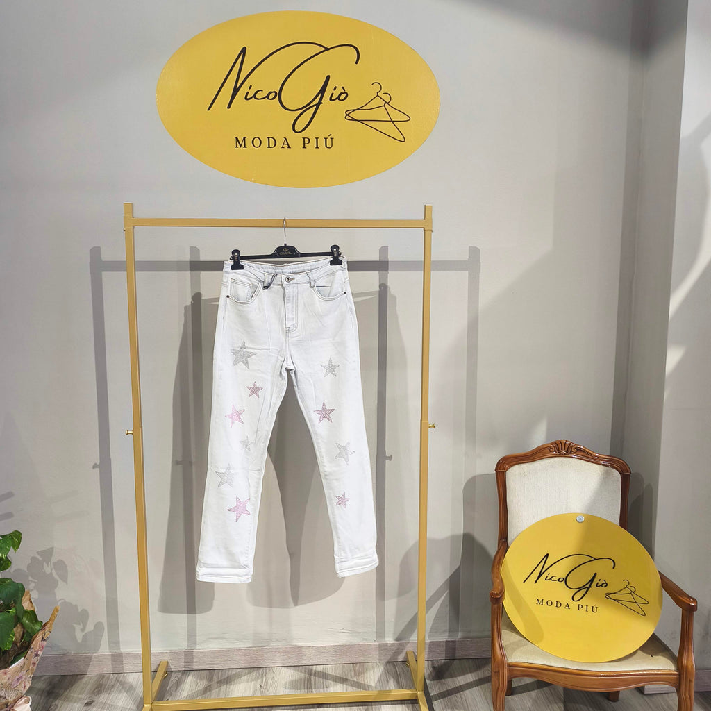Jeans decorazione Stella