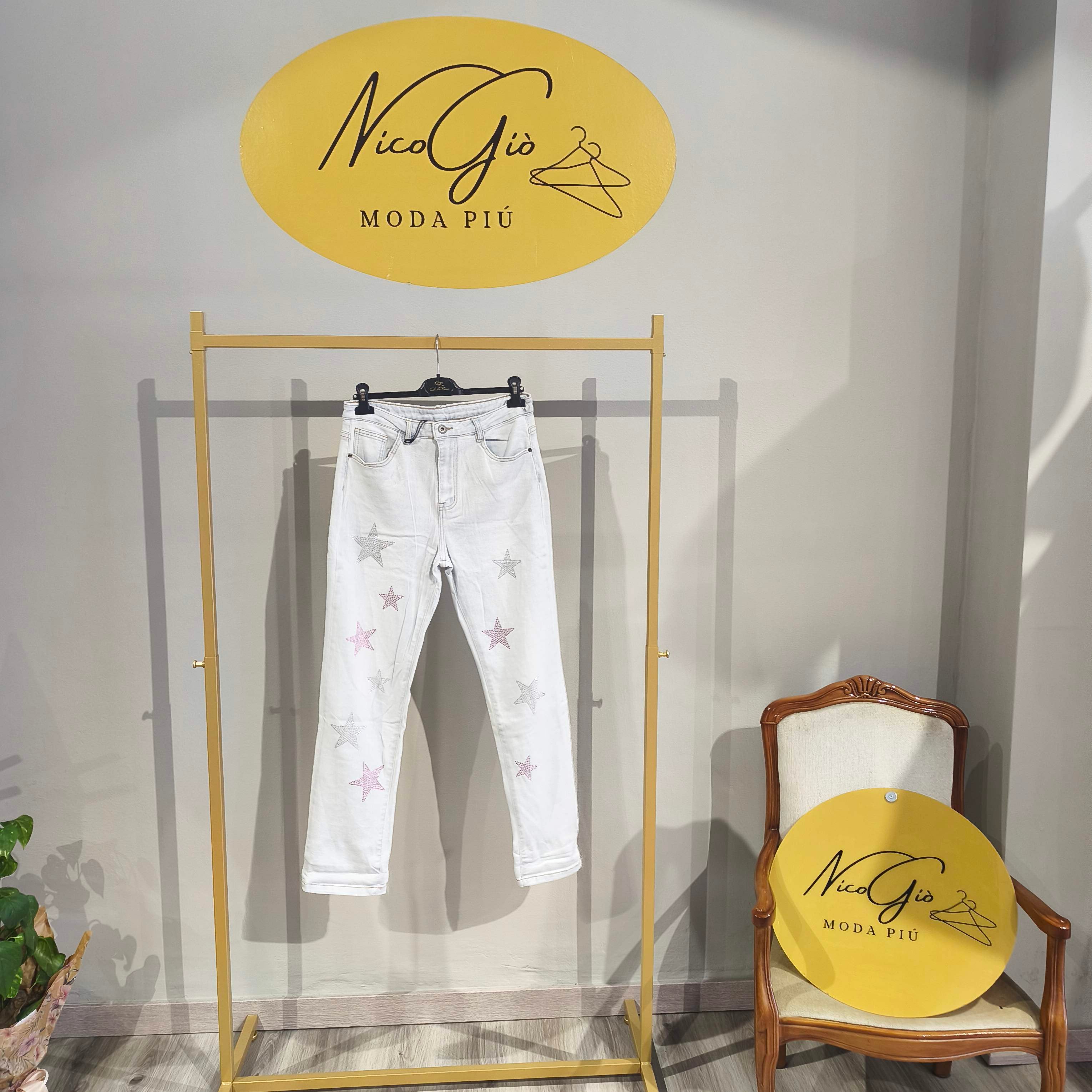 Jeans decorazione Stella